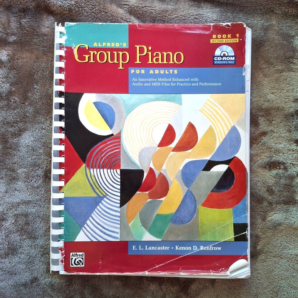 Alfred's Group Piano for Adults Book 1 with CD E. L Lancaster - 2nd Edition